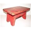 Image 2 : PRIMITIVE WOODEN FOOT STOOL