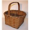 Image 1 : SPLINT-OAK BASKET WITH HANDLE