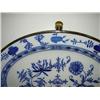 Image 2 : DELFT STYLE PLATTER WITH SILVER HOLDER