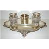 Image 1 : 3 PIECE SILVER DESK SET