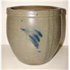 Image 1 : COBALT BLUE DECORATED STONEWARE CROCK