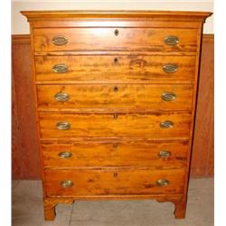 PERIOD CHIPPENDALE TALL CHEST