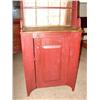 Image 2 : PRIMITIVE STEP-BACK WALL CUPBOARD