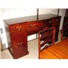 Image 2 : 9 PC. FLAME MAHOGANY DININGROOM SUITE