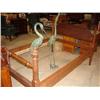 Image 1 : PRIMITIVE SOFTWOOD DOUBLE BED