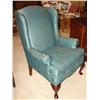Image 1 : PR. OF QUEEN ANNE STYLE WING CHAIRS
