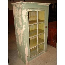 OVERPAINTED WALL CUPBOARD