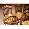Image 2 : SET OF 6 PAINT DECORATED CHAIRS