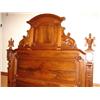 Image 2 : VICTORIAN WALNUT HIGH BACK BED