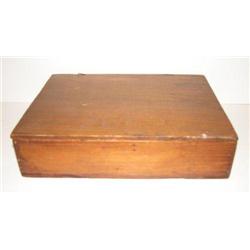 PINE SHOESHINE BOX