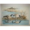 Image 1 : WATERCOLOR PAINTING OF GEESE