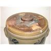 Image 3 : BLUE DECORATED STONEWARE CROCK