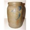 Image 2 : BLUE DECORATED STONEWARE CROCK