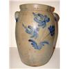 Image 2 : BLUE DECORATED STONEWARE CROCK