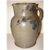 Image 1 : BLUE DECORATED STONEWARE PITCHER