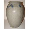 Image 2 : BLUE DECORATED STONEWARE CROCK