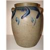 Image 3 : BLUE DECORATED STONEWARE CROCK