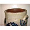 Image 3 : BLUE DECORATED STONEWARE CROCK
