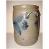 Image 4 : BLUE DECORATED STONEWARE CROCK