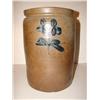 Image 2 : BLUE DECORATED STONEWARE CROCK