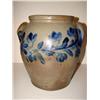 Image 2 : BLUE DECORATED STONEWARE CROCK