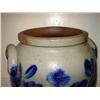 Image 3 : BLUE DECORATED STONEWARE CROCK