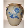 Image 2 : BLUE DECORATED STONEWARE CROCK
