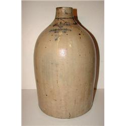 MASSACHUSETTS STONEWARE JUG