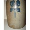 Image 2 : BLUE DECORATED STONEWARE CROCK