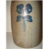 Image 3 : BLUE DECORATED STONEWARE CROCK