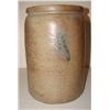 Image 3 : BLUE DECORATED STONEWARE CROCK
