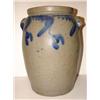 Image 2 : BLUE DECORATED STONEWARE CROCK