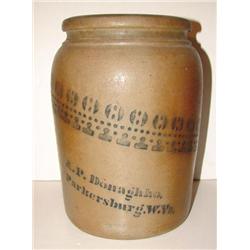 WEST VIRGINIA STONEWARE CROCK