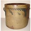 Image 3 : BLUE DECORATED STONEWARE CROCK