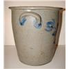 Image 2 : BLUE DECORATED STONEWARE CROCK
