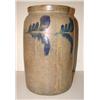 Image 2 : BLUE DECORATED STONEWARE CROCK