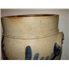 Image 3 : BLUE DECORATED STONEWARE CROCK