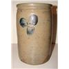Image 1 : BLUE DECORATED STONEWARE CROCK