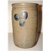 Image 2 : BLUE DECORATED STONEWARE CROCK