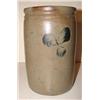 Image 3 : BLUE DECORATED STONEWARE CROCK