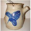 Image 3 : BLUE DECORATED STONEWARE CROCK