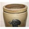 Image 3 : BLUE DECORATED STONEWARE CROCK