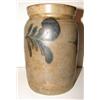 Image 2 : BLUE DECORATED STONEWARE CROCK