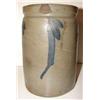 Image 2 : BLUE DECORATED STONEWARE CROCK