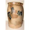 Image 2 : BLUE DECORATED STONEWARE CROCK
