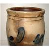Image 3 : BLUE DECORATED STONEWARE CROCK