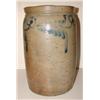 Image 2 : BLUE DECORATED STONEWARE CROCK