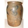 Image 2 : BLUE DECORATED STONEWARE CROCK