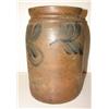 Image 3 : BLUE DECORATED STONEWARE CROCK