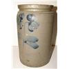 Image 3 : BLUE DECORATED STONEWARE CROCK